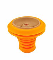 Silicone Orange Hookah Bowl - Silicone