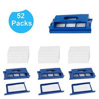 CPAP Filters 52 Packs Compatible with Dreamstation- Assembly Filter Into Reusable Frame Kit - 26 Foam Filter + 26 Ultra-fine Filter + 3 Frame-Pollen & Hypoallergenic Supplies by McKain