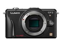 Panasonic Lumix DMC-GF2 Digital Micro Four Thirds Camera Body (International Model No Warranty) (Black)