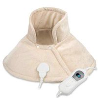 EAHKGmh Large Heating Pad for Back and Shoulders Pain Relief, Heating Wrap for Neck with Auto Shut Off 3 Temperature Settings Washable, Portable for Winter