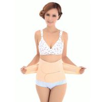 Women Elastic Breathable Ventilation Postpartum Postnatal Pregnancy Abdominal Belly Support Girdle Band Belt for Waist Slimming Shaper Wrapper Abdomen Support with 1PCS Free Cup Mat Color Ramdon (L)