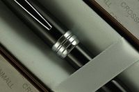 Cross Executive Companion with Diamond Cut Multi-groove Cross Signature Center Ring Bailey Tuxedo BallPoint Pen