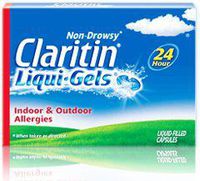 Claritin Claritin 24 Hour Allergy Liqui-Gels, 10 ct 10 mg(Pack of 2)
