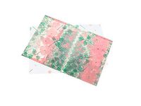 Cut Cello Medium Rectangles Cellophane for Making Henna Cones - Pink Flowers