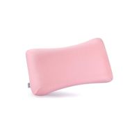 Aloudy Memory Foam Toddler Pillow, Organic Cotton Cover, Breathable Kids Pillow 20 x 12(10) x 2(2.5) for 2-10 Years Old Children(Pink)