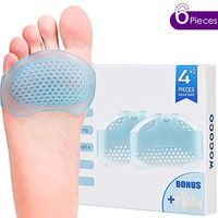 Metatarsal Pads Ball of Foot Cushions for Women and Men, 6 PCS Breathable Soft Forefoot Pad for Metatarsalgia, Callus, Atrophy Burning Sensations Relieve Pain