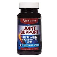 Extra Strength Natural Joint Support – [60 Capsules] with Glucosamine Chondroitin Sulfate MSM & Turmeric – for Pain Relief Flexibility Shoulder Knee Bones | Arthritis, Aches & Pains – Made in USA