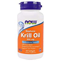 Krill Oil Astaxanthin Omega 3 Fatty Acids Cardiovascular Support Joint Health 500 mg 60 Softgels