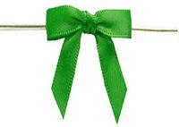 BAYWIND LTD; 1.75" Twist Tie Bows (250pc, Emerald Green)