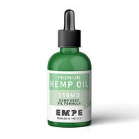 Hemp Oil for Pain Relief - Made in The USA - Stress Support, Anti Anxiety, Sleep Supplements - Herbal Drops - Rich in MCT Fatty Acids - Natural Anti Inflammatory - 1 Fl Oz (30 ml) (350 mg)