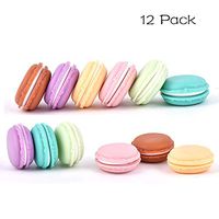 LazyMe Cute Macaron Mini Pill Box, Storage Case, Portable, Lovely Gift, Muliticolor, 12 Pack
