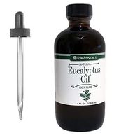 LorAnn Eucalyptus Oil (100% Pure Food Grade Essential Oil), 4 ounce bottle - Includes a threaded Glass Dropper