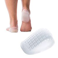 Tuli's Heavy Duty Gel Heel Cup, TuliGEL Shock Absorption Cushion Insert for Plantar Fasciitis, Sever's Disease and Heel Pain Relief, Regular