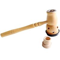 Ibnotuiy Wooden Gourd Moxa Box Portable Moxa Stick Burner Holder Navel Spa Massage for Moxa Moxibustion