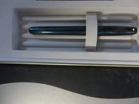 Sheaffer Prelude White Dot Series Blue Lacquer Roller Ball Pen Made in USA