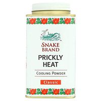 Snake Brand Prickly Heat Cooling Powder Classic 140 g. (10 Pack)