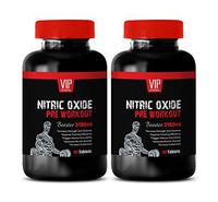 Muscle gain Supplements for Men - Nitric Oxide 3150MG - Nitric Oxide and creatine - 2 Bottles (180 Tablets)