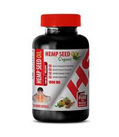 Mood Booster Supplements - Organic Hemp Seed Oil for Pain - Hemp Oil for Pain Relief - 1 Bottle 120 Liquid Capsules