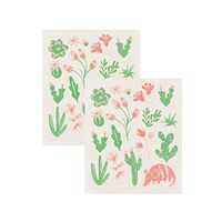 Now Designs Compostable Swedish Dishcloths, Armadillos - 6.5 x 8 in | Set of 2