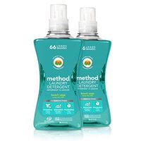 Method Laundry Detergent, Beach Sage, 53.5 Ounces, 66 Loads (2 Pack)