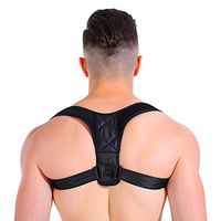 KIWI RATA Adjustable Posture Corrector Back Brace for Improve Bad Posture,Idear for Correcting Slouching,Relieves Upper Back & Shoulders & Neck Pain,Clavicle Cervical Wearable Support for Women & Men
