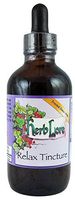 Herb Lore Relax Tincture (4 Ounces) Natural Anxiety and Stress Relief for Adults, Helps Calm, Soothe and Relax Mind and Body