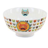 Mustached Cat bowl