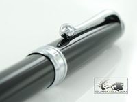 Aurora Nikargenta 88 Black Ballpoint Pen - AU-830C