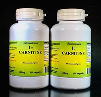 L-Carnitine 600mg + Coq-10 (2 Bottles - 200 [2x100] Capsules)