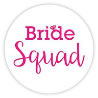 Bachelorette Stickers Bride Squad, Choose Your Colors (#502-P)