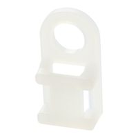 Panduit TA1S8-C 4-Way Tie Anchor Mount, Screw Applied, Nylon 6.6, Indoors Environment, #8 Screw Mounting Method, Natural, 0.17" Hole Diameter (Pack of 100)