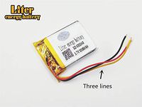 3 Lines 3.7V 800mAh 603040 Lithium Polymer Ion Rechargeable Battery Lithium 3lines Polymer Li-Po Battery for MP4 GPS MP3 Bluetooth Stereo DIY Gift