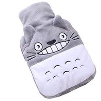 Hao chen Rubber hot Water Bottle,Plush Hand Warmer Bag for Pain Relief, Heat Therapy (Totoro)