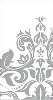 Creative Converting 16 Count Anniversary 3-Ply Guest Napkins, Silver