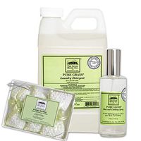 The Good Home Detergent 64 Oz, Sheet and Clothing Linen Spray 4 Oz, Closet and Drawers Sachets 0.5 Oz Pure Grass, Improves Sleep, Refreshes Clothes and Linen All-Natural Freshener