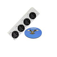 HQRP 4-Pack Coin Lithium Battery for Suunto Watch Vector/Vector HR/X-Lander/Altimax + HQRP Coaster