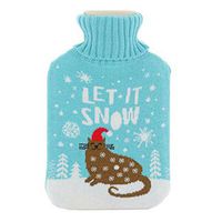 Warm Cute Hot-Water Bottle Water Bag Water Injection Handwarmer Pocket Cozy Comfort,J