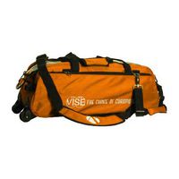 Vise Three Ball Tote Roller Bowling Bag, Orange