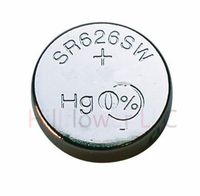 Hillflower 5 Pieces SR626 LR66 SR66 376 AG4 377 Bulk 0% Hg 1.5V Silver Oxide New Battery