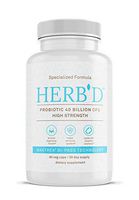 PROBIOTICS for Women and Men LACTOBACILLUS Gut Health PREBIOTICS and PROBIOTICS Supplements 40 Billion CFU HIGH Strength Formula with MATREK Technology Superior PROBIOTIC Specialized Formula HERB’D