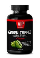 Green Coffee Cleanse - Natural Green Coffee Beans Extract for Weight Loss (1 Bottle 60 Capsules)