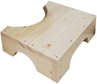 HIZLJJ Squatting Toilet Stool Portable Bathroom Squatting Urinal Anti-Skid Heightened Thickened Stool L Foot Stool for Children Pregnant Women Old People (Size : S)