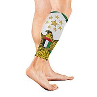 Stretch Sport Calf Sleeve Special Kuwait National Emblem Protective Guard for Men Women - Best Footless Compression Socks for Shin Splints, Running,Basketball Football (1 Pair)