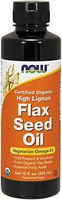 NOW® High Lignan Flax Seed Oil, Organic, 12 fl. oz.