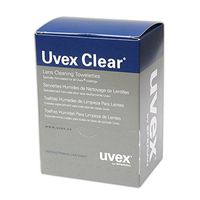Honeywell S468 Uvex Moistened Lens Cleaning Towelettes, Grey/Blue (Pack of 100)