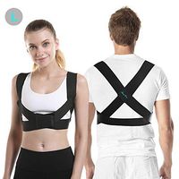 FunCee Posture Corrector for Men & Women, Adjustable Upper Back Brace Back Straightener provide Support&Pain Relief for Neck Shoulder Clavicle Chest Lumbar Skin-friendly for Work Sport Office (Large)