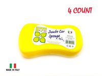Uniware Jumbo Car Sponge,Top Quality Polyurethane Foam Multipurpose Cleaner Tool, Eco Friendly,Made in Italy (4)