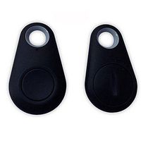 Bluetooth Smart Tracker GPS Locator Wireless Anti Lost Alarm Sensor for Wallet Kids Pet Car Key (Black)
