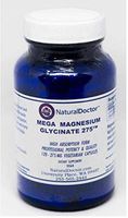 NaturalDoctor - Mega Magnesium Glycinate 275, 120 Veg Capsules
