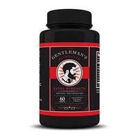 Gentleman's Beard Club All Natural Test Booster Increase Testosterone Beard Growth Supplement Vitamin Grow a Fuller Thicker Beard 60 Tablets 1 Bottle